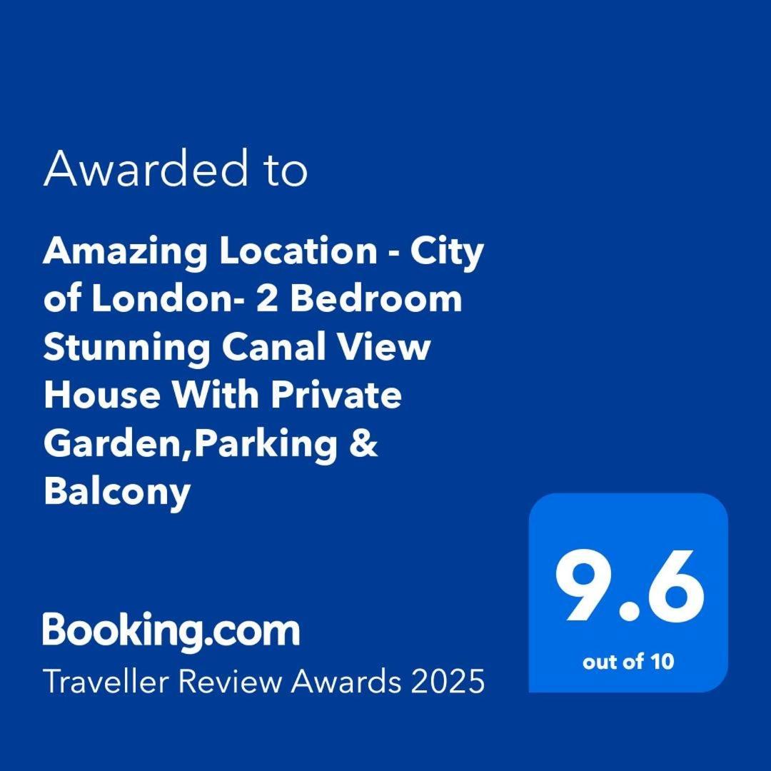Amazing Location - City Of London- 2 Bedroom Stunning Canal View House With Private Garden,Parking & Balcony Exterior foto